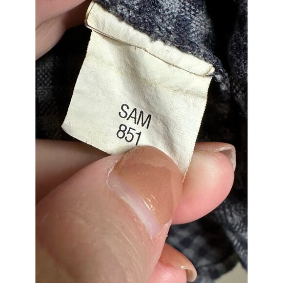 Zara Gingham Long Sleeve Grey Black Gingham Print Ruffle Hi Lo Blouse Size XS - Picture 5 of 6